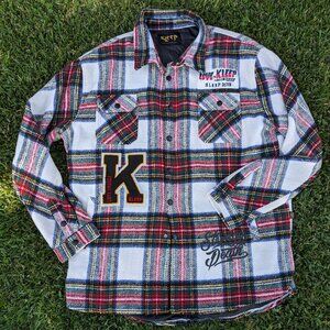 Mens Kleep Love to Kleep DRAKE Premium Heavy Flannel Lined Shirt Jacket 3XL